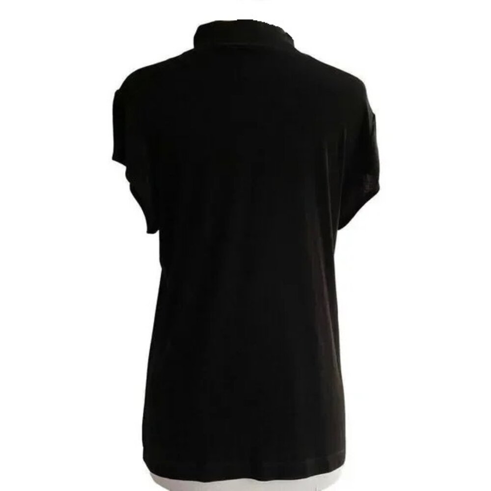 Chico's Travelers™ Mock Neck Top Size 2/Large - Picture 5 of 9